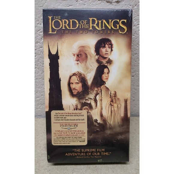 The Lord of the Rings The Two Towers VHS 2003 New and Sealed - Picture 1 of 5